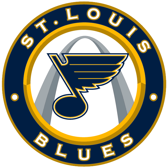 St. Louis Blues Secondary Team Trumpet Logo Patch